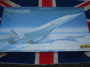 Heller 80445 CONCORDE passagiers vliegtuig schaal 1:125 Heller